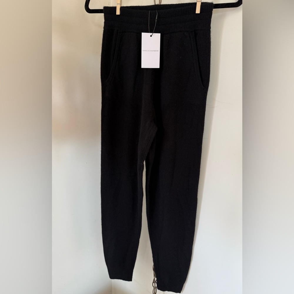 NWT Naked Cashmere Black Cashmere Knitwear Joggers NWT XS